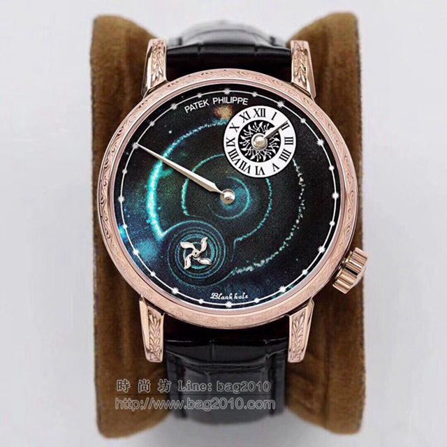 PATEK PHILIPPE手錶 百達翡麗麗宇宙星空系列腕表 釉制高檔搪瓷錶盤 百達翡麗高端男表  hds1077